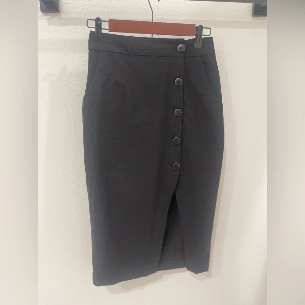 Urban Outfitters side-buttoned midi skirt